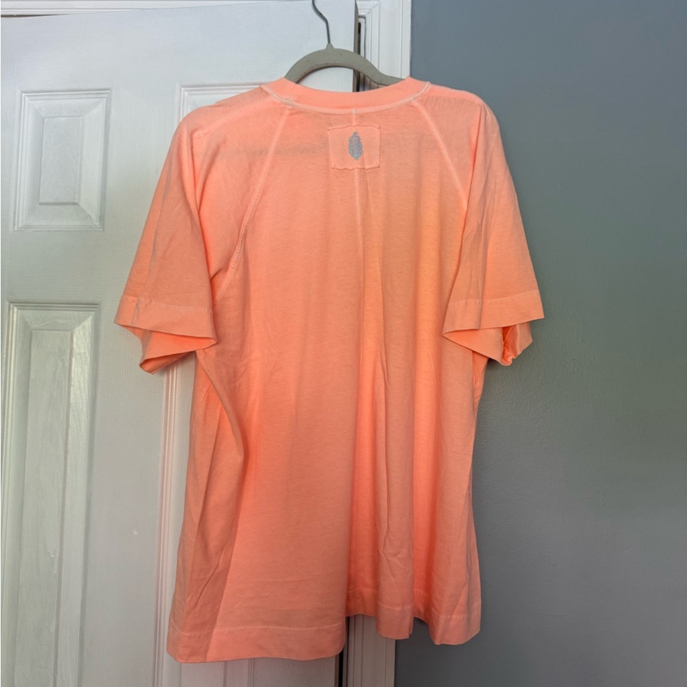 NWOT FP Movement by Free People Icon Tee in Pastel Peach - Picture 2 of 5